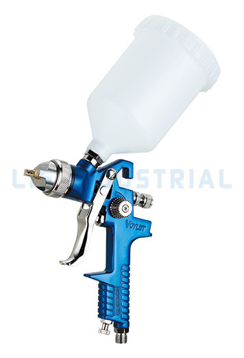 Voylet H827 HVLP 공기 스프레이 건 페인트 분무기 600ml 중력 공급